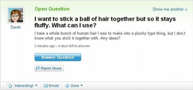 The Best from Yahoo Answers. Part 2 (45 pics)