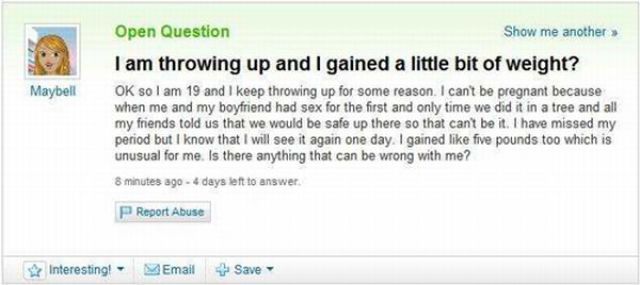 The Best from Yahoo Answers. Part 2 (45 pics)