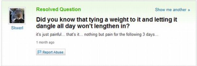 The Best from Yahoo Answers. Part 2 (45 pics)
