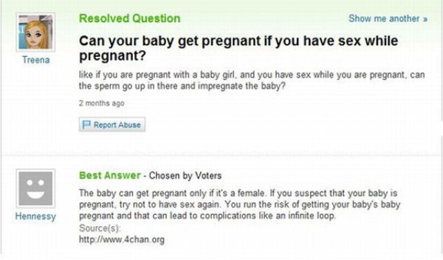 The Best from Yahoo Answers. Part 2 (45 pics)