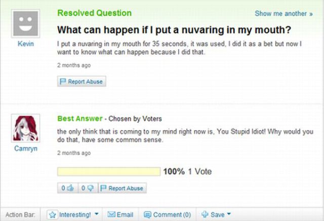 The Best from Yahoo Answers. Part 2 (45 pics)
