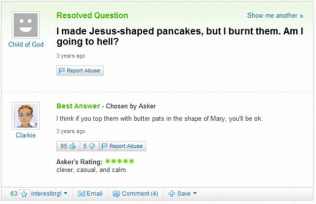 The Best from Yahoo Answers. Part 2 (45 pics)